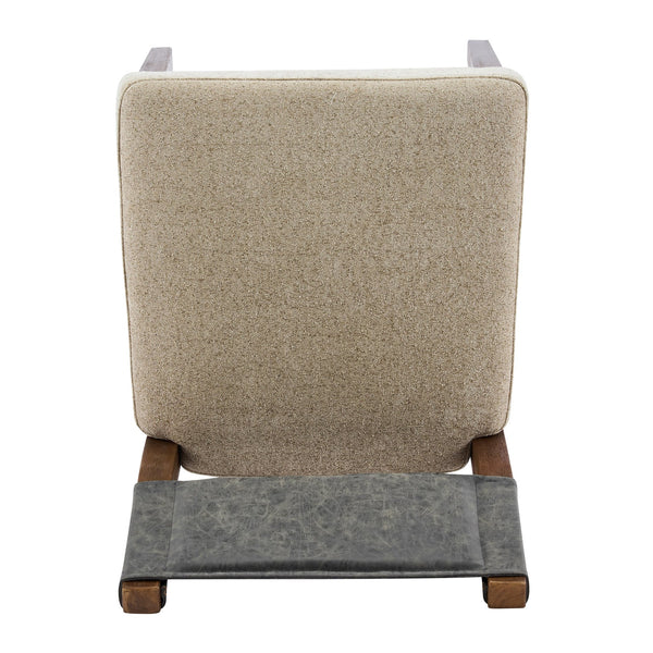 English Elm Mid-century Modern Linen Blend Dining Chairs Rubberwood Legs Sculptural Backrest Set of 2 Dark Gray,Oatmeal,Walnut N768P442393W