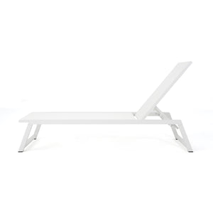 English Elm Christopher Knight Home® - Myers Chaise Lounge - Modern Outdoor Seating With Adjustable Backrest, Durable Aluminum Frame & Mesh 61407.00WWHIMP2