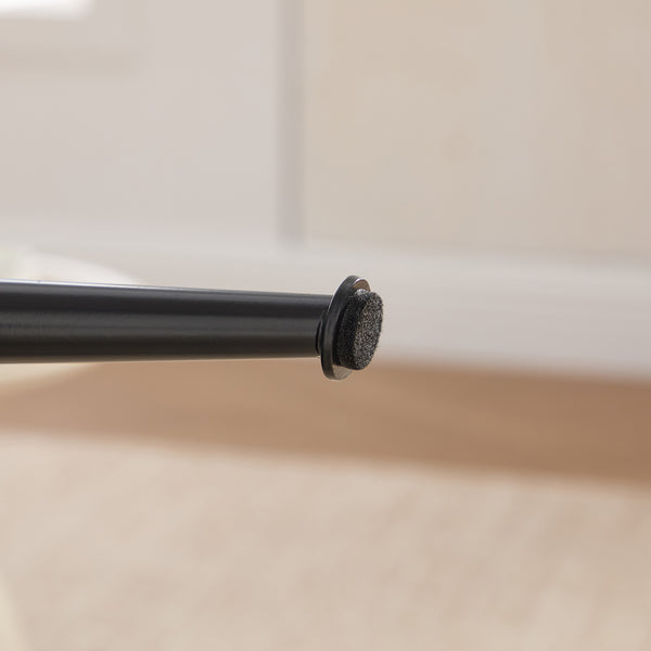 English Elm 24.4" Modern Armless Upholstered Velvet Accent Chair With Black Metal Legs For Living Room & Office W3098P308778