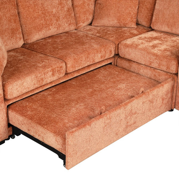 English Elm Swivel Barrel Accent Chair Chenille Tufted Round Club Seat for Living Room Lounge N719S002260G
