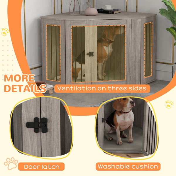 English Elm Pawhut Rolling Small Animal Enclosure with Foldable Run Zone Ramps and Feeding Accessories W2225P173784