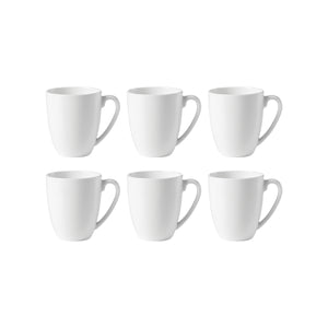 Lenox Tuscany Classics Mugs, Set of 6 White, WHITE BONE CHINA 897560