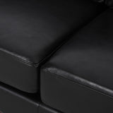 Christopher Knight Home® - Noble House - Warbler Contemporary Faux Leather Upholstered 3 Seater Sofa