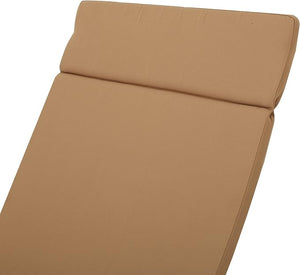 English Elm Christopher Knight Home® - 52005.00Cush-Car Plush Outdoor Chaise Lounge Cushion In Caramel - Weather-Resistant & Secure Fit N775P230263M