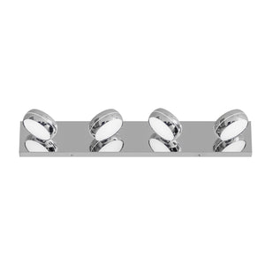 English Elm Led Vanity Light Bar 28in Polished Chrome Dimmable Fixture for Bathroom Mirror W1340P328787