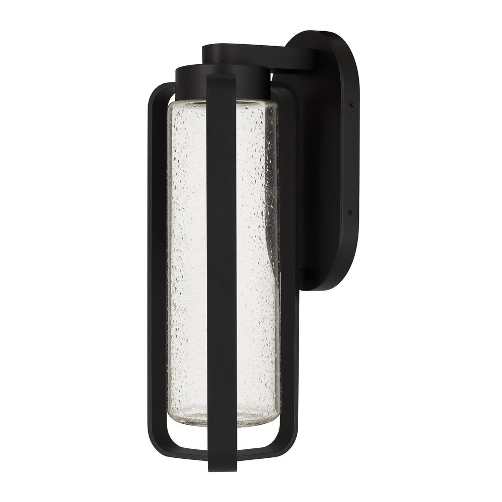English Elm 15.5 Inch Seedy Glass Led Wall Sconce Dimmable Industrial Vintage Hardwired Indoor Light B370P417687