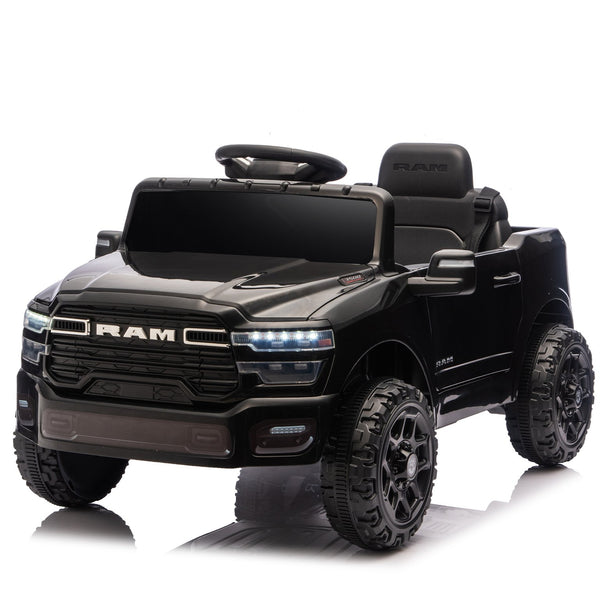 English Elm Licensed Dodge Ram 3500 12v Kids Ride on Truck with Parental Remote and Rear Suspension W1578P346247