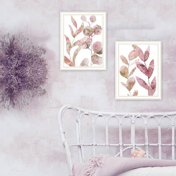 English Elm Trendy Decor 4u Meadow Flora Two Panel Botanical Framed Art Set for Gallery Walls B067P254074