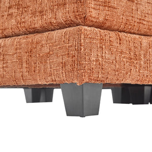 English Elm United Cozy Two-Seat Chenille Sofa With Detachable Armrests, Footstools, And Side Pockets For Comfort P1 W1568S00141-GIGA