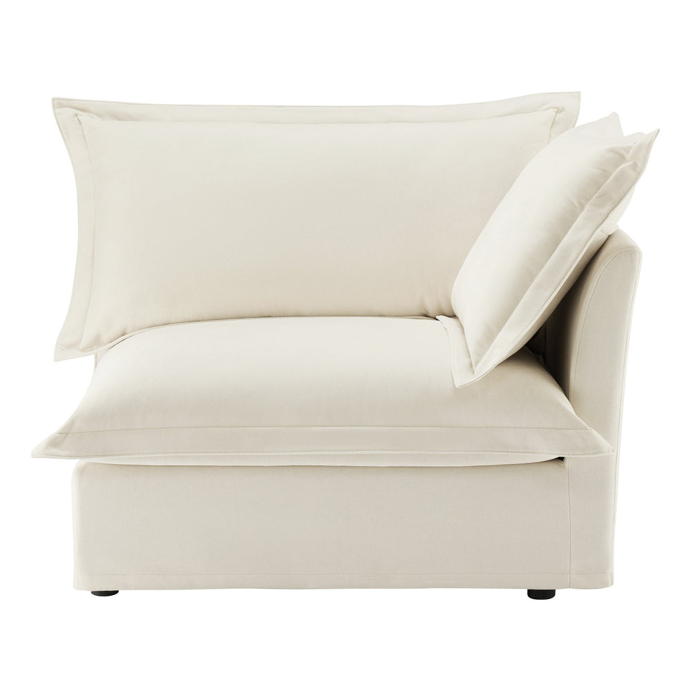 English Elm Koala Chenille Sectional Sofa with Chaise High Back Cushions and Washable Cover W3041P240115