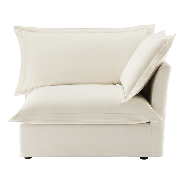 English Elm Koala Chenille Sectional Sofa with Chaise High Back Cushions and Washable Cover W3041P240115