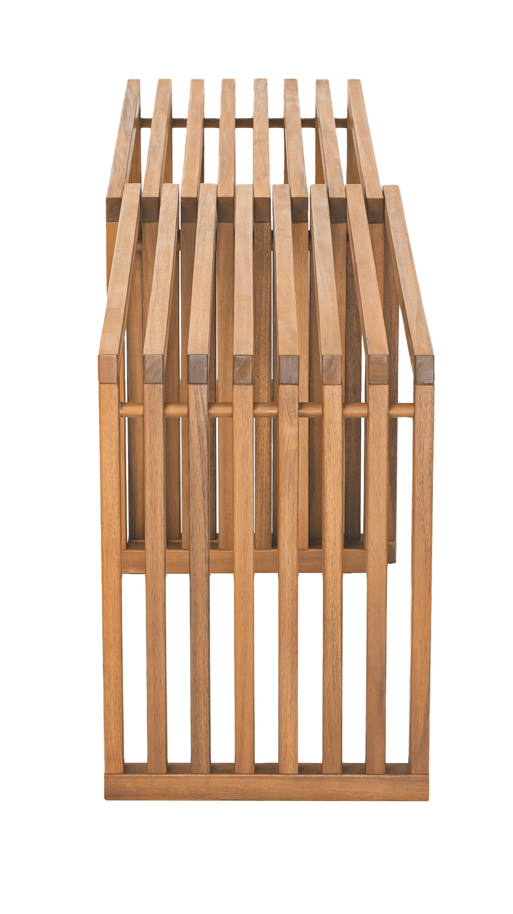 Zuo Modern Riviera Extendable Bench Set Of 2 - Stylish Acacia Wood Design For Outdoor And Indoor Living Spaces Natural Solid Acacia Wood 704156-zuo-modern