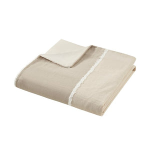 English Elm Full/Queen Boho Striped Cotton Duvet Cover Set with Clip Jacquard Trim, OEKO-TEX, Machine Washable B035P217803