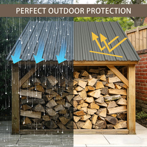 English Elm 10 Galvanized Steel Corrugated Roof Panels Weatherproof Pergola Shed Patio Cover W3213P431207