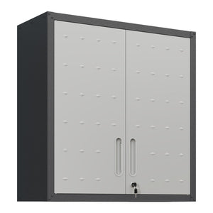 English Elm Heavy Duty Wall Mounted Steel Cabinet Locking Lift Door Garage Workshop Storage T2398P236567