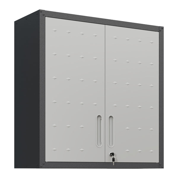 English Elm Heavy Duty Wall Mounted Steel Cabinet Locking Lift Door Garage Workshop Storage T2398P236567