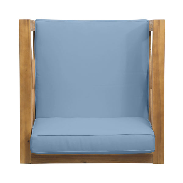 English Elm Christopher Knight Home® - Brava Club Chair - Timeless Mid-Century Design With Comfort & Durability For Your Outdoor Oasis 65545.00BLU