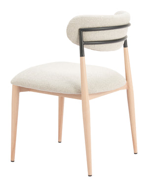 Zuo Modern Equinox Armless Dining Chair Set Of 2 - Stylish Modern Design For Elegant Hospitality Spaces Gray 100% Polyester,Steel 110852-zuo-modern