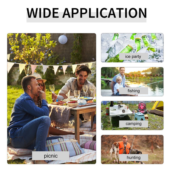 English Elm Outsunny 4Ft Portable Folding Cleaning Table With Sink - Ideal For Fish Filleting, Camping, & Picnics W2225P200827-GIGA