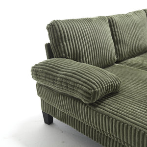 English Elm Modern U-Shaped 4-Seat Sofa With Double Chaise - Luxurious Velvet Couch For Stylish Living Spaces W2705S00016-GIGA