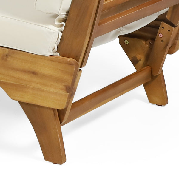 English Elm Christopher Knight Home® - Expandable Outdoor Daybed With Cushions - Acacia Wood Patio Sofa, Adjustable Armrests & Stylish Design 69489.00BGE