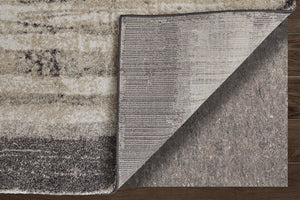 Feizy Rugs Skyview Abstract Gradient Rug - Plush Polypropylene Machine-made Piece With Mineral Colors & Texture Gray,Ivory,Taupe Polypropylene Skv39qafivygryf10