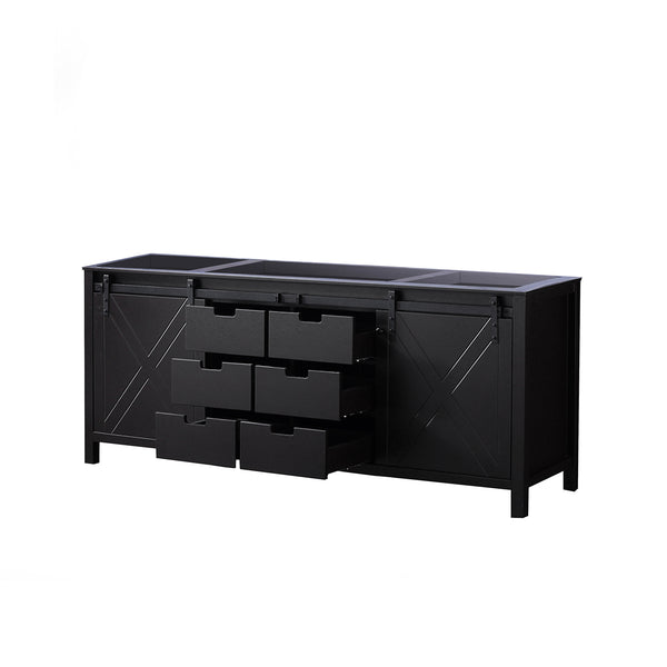 English Elm Brown Double-Sink Vanity 80" W - Luxurious Storage, Solid Wood Build, Fully Assembled For Fast Setup! B2731P260065