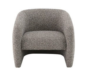 English Elm Livia Tweed Accent Chair in Brown & Gray – Pocket Coil Comfort, Solid Wood Frame, Stylish Mid-Century Look B2726P354511