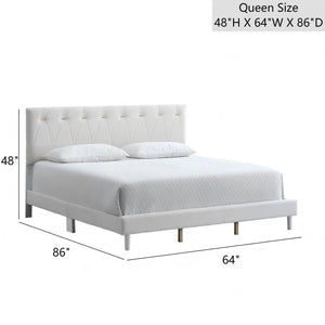 English Elm Sinclair Tufted Twin Platform Bed with Gold-Tone Accents, Plush Teddy Fabric, Adjustable Headboard Wheat 66.22 L x 26.33 W x 7.28 H B078P400739