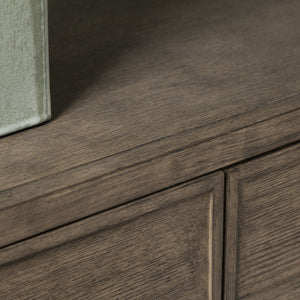 Crestview Collection Transitional Media Sideboard – Rustic Brown Tv Stand With Concealed Storage & Cord Management Solution Brown Solid Wood Cvfdr1206