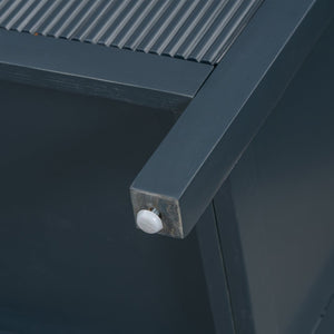 English Elm U_Style Minimalist Wave-Pattern Sideboard - Stylish Storage Solution For Hallways And Living Spaces N711P235893V-GIGA