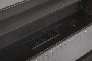 English Elm Twin Size Daybed With Trundle, Plush Velvet Upholstery, Led Lights & Charging Station For Modern Spaces W1670S00026-GIGA