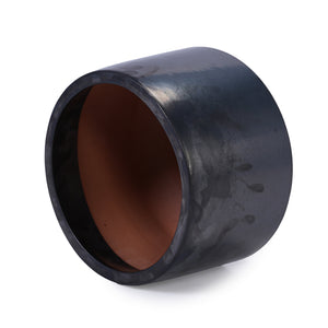 English Elm 3 Pieces Ceramic Flowerpot Set - Handcrafted Antique Gray Planters For Gardens, Patios & Windowsills W3273P321502