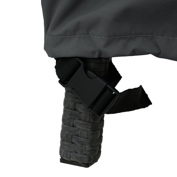 English Elm Christopher Knight Home® - SHEILD 3 Seater Patio Sofa Cover Dark Gray - UV Resistant, Weatherproof Fabric, Lightweight & Eco-Friendly N775P230615G