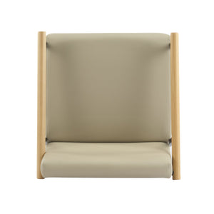 English Elm Christopher Knight Home® - Counter Stool Mid-Century Modern Set of 2 with Metal Frame, Soft Cushions & Solid Wood Armrests Espresso,khaki N771P247153V