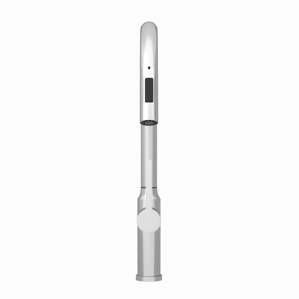 English Elm Bothwa Pull Down Kitchen Faucet with Stainless Steel Spout and Ceramic Cartridge Control Brushed Nickel B2724P262919