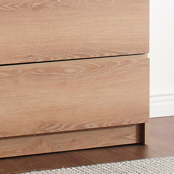 English Elm Devi Oak Wood Closet System – Modular Walk-In Organizer with Durable Melamine, Ample Storage & Easy Assembly B040P311959