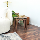 English Elm Ashcroft Furniture - Hilson Walnut Nesting Table