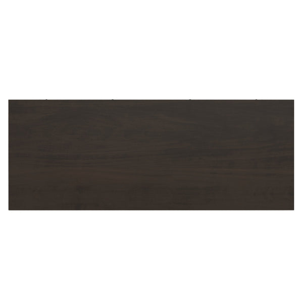 English Elm Amherst 36-Inch Solid Pine 5-Shelf Bookcase In Hickory Brown - Rustic Charm For Any Space B136P238613
