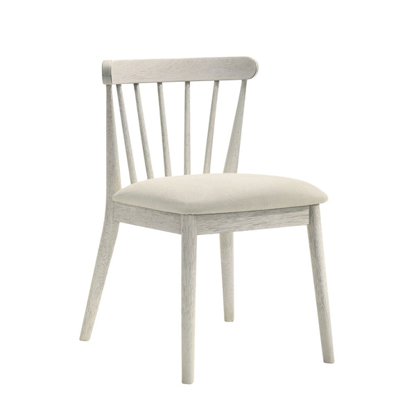 English Elm 2-Piece Rustic Side Chair Set - Solid Wood, Farmhouse Charm, Easy Assembly For Dining & Living Spaces W2537P214546