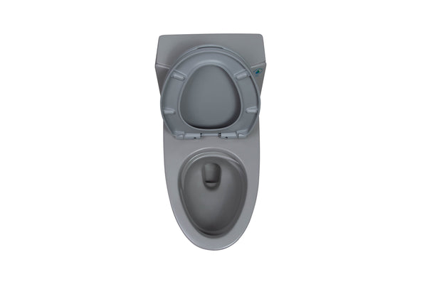English Elm 1.1/1.60 Gpf Dual Flush Matte Black One Piece Toilet Ada Comfort Height Soft Close W1920P385349