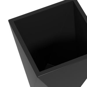 English Elm Outsunny Set Of 3 Stackable Tall Planters - Modern Mgo Pots With Drainage For Indoor & Outdoor Use W2225P174498-GIGA