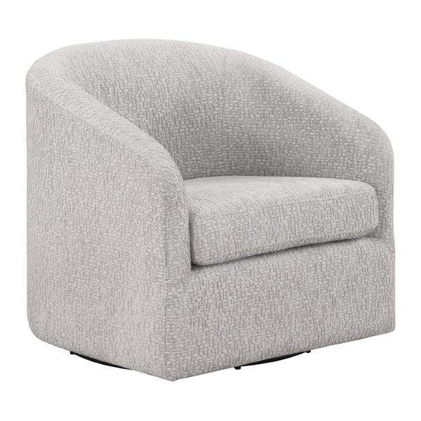 OSP Home Furnishings Parker Swivel Tub Chair Sterling