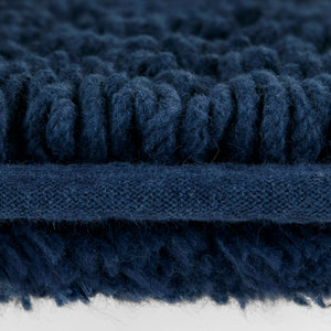 English Elm 1 Heavyweight Cotton Tufted Bath Rug Reversible Spa Grade Absorbent Floor Mat Navy B035P319557