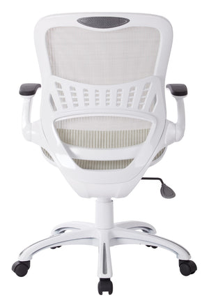 OSP Home Furnishings Riley Office Chair White Mesh