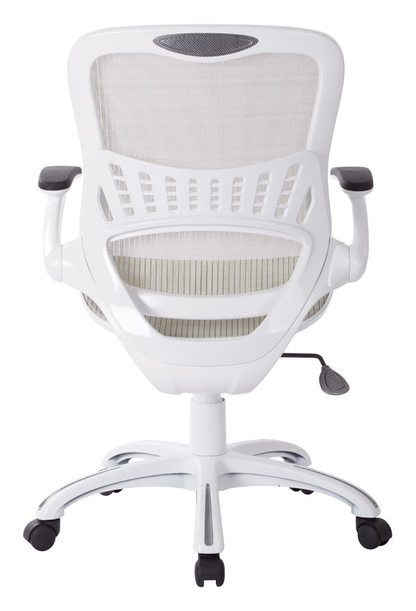 OSP Home Furnishings Riley Office Chair White Mesh