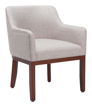 Berbera Dining Chair Gray 109977 Zuo Modern