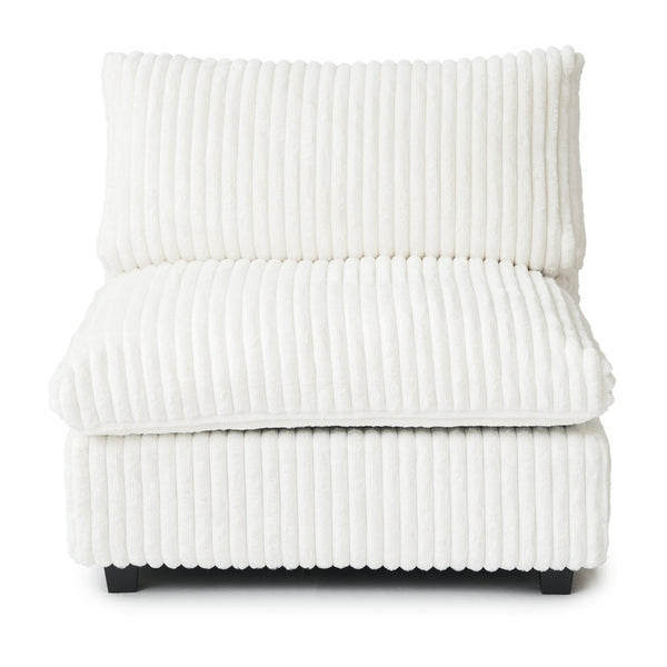 English Elm Pixel Modern Modular Sofa - Versatile Beige Corduroy L-Shaped Sectional For Cozy Living Spaces B341S00034-GIGA