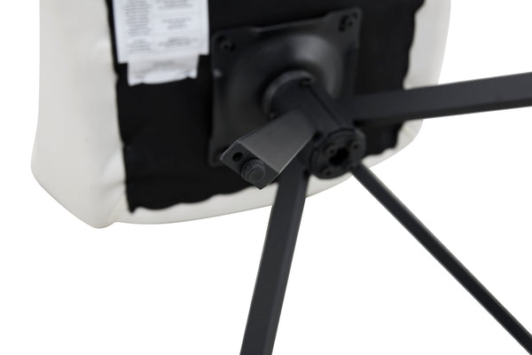 English Elm Dining Chairs Set Of 4 - Modern Swivel Design With Gold Mesh, High Back, And Easy-Clean Leather Upholstery W3493P347140