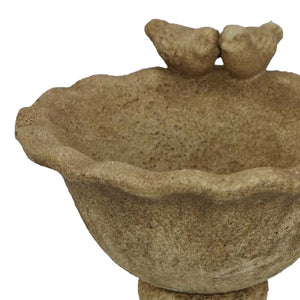 English Elm Deni Silver Porcelain Temple Jar with Pierced Lattice Lid for Mantel or Shelf Display Brown B056P416949